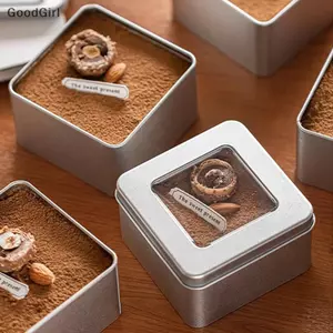Hộp Thiếc Tròn Vuông, Hộp Đựng Thực Phẩm Trà, Hũ Bánh Kẹo, Hộp Đựng Trang Sức, Mỹ Phẩm, Hũ Đựng Kem