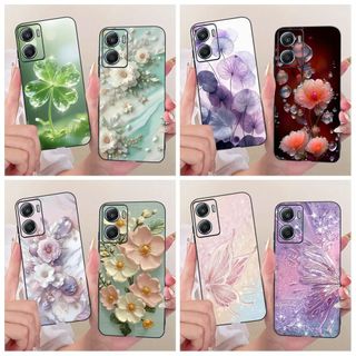 Vỏ Mới Cho Motorola Moto G06 XT2535-1 XT2535-2 / Moto G06 Power XT2535-13 Ốp Lưng Hoa Xinh Đẹp Silicon Mềm Màu Đen TPU Vỏ Điện Thoại
