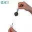 GHX Chống Mất Móc Khóa Dây Thép Đàn Hồi Kéo Móc Khóa Thẻ Đựng Thẻ Recoil Belt Huy Hiệu Kim Loại Có Thể Thu Vào Cuộn ID Huy Hiệu Người Giữ VN