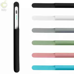 Hộp đựng bút chì ROLY, Bút chì Stylus máy tính bảng linh hoạt tự dính, Tay áo bảo vệ màu trơn đa chức năng chống mất