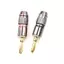 Tweeduj 4 Chiếc Mạ Vàng BFA 4 Mm Chuối Cắm Nam Loa Kết Nối Adapter VN