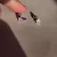 Tweedhuj 316L Thép không gỉ Xoắn Xuyên Sao Bông Tai Nữ 1 Xu Hướng Zircon Lobe Rook Sụn Tai Trang Sức Phụ Kiện Cơ Thể VN