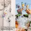 Tweeduj Mini Anime Búp Bê Hiển Thị Túi Trong Suốt Ví Đựng Tiền Xu Móc Khóa Mặt Dây Chuyền Túi Vuông Người Tổ Chức Chìa Khóa Lipsti Tai Nghe Túi Bảo Quản VN