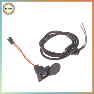 Đầu sạc xe đạp điện SAFENH DC2.1 2.5 cho pin Li ion 36V 48V Cắm tròn Bộ nguồn an toàn cho cảnh lưu trữ xe đạp VN