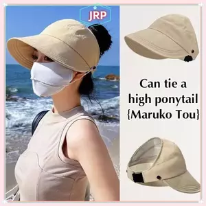 JRP Qui Khô Mũ Mùa Hè Rỗng Mũ Nữ Nâng Cấp Có Thể Treo Mặt nạ Ngoài Trời Tấm Che Mỏng Qui Khô Mũ JRP