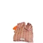 Túi Tote dung tích lớn được kiểm tra Túi đeo vai Tassel Mori Niche phù hợp