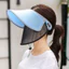 Mũ Nữ Mùa Hè Vành Lớn Rỗng Top Hat Phiên Bản Hàn Quốc Chống Nắng Mũ Che Mặt Chống Tia Cực tím Mũ Hai Lớp Ánh Sáng Thoáng Khí