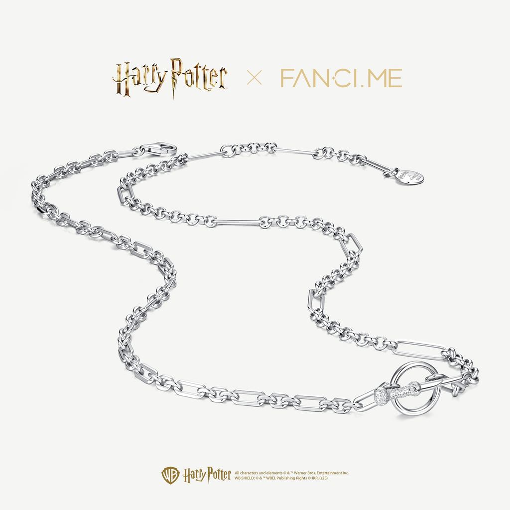 Harry Potter x FANCIME Magic Wand Sterling Silver Charm Vòng cổ