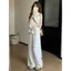 Đầm Mùa Hè Phù Hợp Với Trọn Bộ Cao Cấp Phong Cách Nhẹ Nhàng Phong Cách Pháp Thời Trang Giảm Tuổi Màu Trắng Ánh Trăng Nguyên Chất Bộ Đồ Hai Mảnh