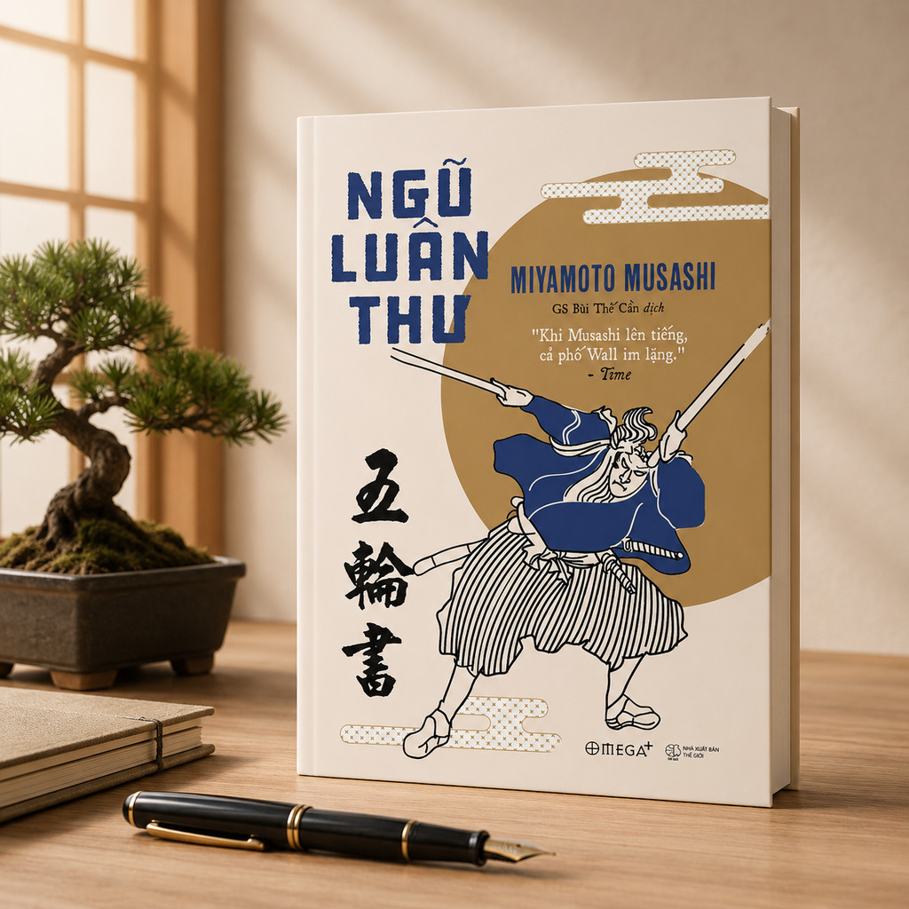 Sách - Ngũ Luân Thư - Binh pháp kinh điển của người Nhật - Miyamoto Musashi - Omega Plus
