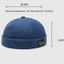 Mũ Docker không vành SMILE, Mũ beanie chữ thường ngày, Mũ beanie màu trơn Hip Hop có thể điều chỉnh thời trang Mũ beanie dưa hấu ngoài trời