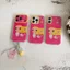 Ốp Cho iPhone 17PM 16 Pro Max 15 IMD Craft Tóc Vàng YUY Girl Hoạt Hình Chống Sốc TPU Mềm Chống Trầy Xước Chống Bụi Bẩn Vỏ Điện Thoại Có Mặt Dây Chuyền Hoa Ngôi Sao Chống Mất