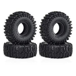 4 Lốp Xe Cao Su Mềm 63mm 1.0 "Cho 1 / 18 1 / 24 RC Xe Bánh Xích TRX4M SCX24 AX24 Nâng Cấp Phần Phụ Kiện