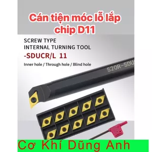 Cán dao tiện móc lỗ lắp chip D11