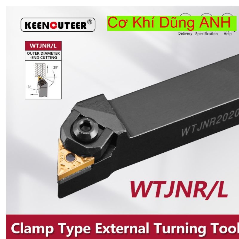 Cán tiện lắp chip T16 rất bền dùng ngon