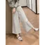 Thiết kế mặc phong cách Hàn Quốc Cảm thấy nấm Ren Khâu quần thường ngày dành cho nữ Mùa hè dáng rộng thoải mái