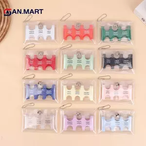 AN.MART Đồng Xu Hộp Đựng Móc Khóa Trong Suốt Đồng Xu Bộ Sưu Tập Ví Di Động Nhật Bản Đựng Đồng Xu Đổi Đồng Xu Chủ Tổ Chức VN