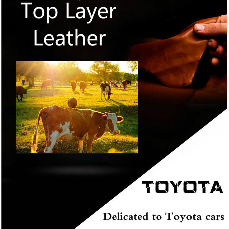 Bộ bọc vô lăng bằng da cho Toyota innova Hilux Fortuner Grandia Altis hiace đi lại Rush wigo vios CRV FJ Cruiser avanza