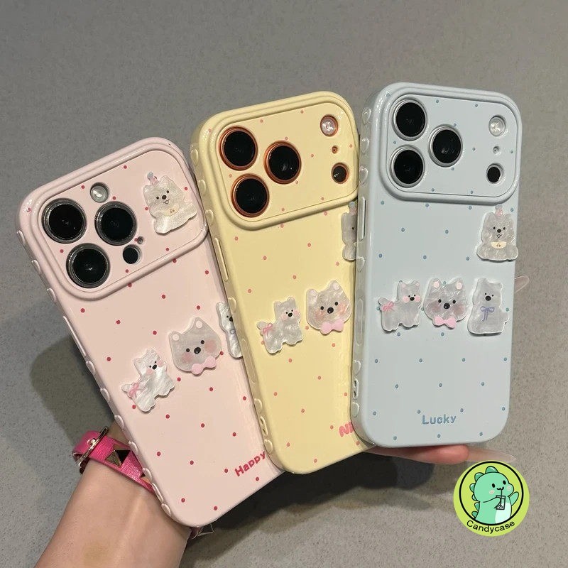 Ốp Điện Thoại Trái Tim Tình Yêu Bên Cho OPPO Reno 15F 15 FS 15 Pro Max Mini 15C 14 13 11 9 Pro 8 8Z 7Z 7 Lite 5G Vỏ Sang Trọng Hoạt Hình Dễ Thương 3D West Highland Dog Vỏ Mềm Chống Sốc