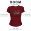 BOOM Áo Baby Tee Nữ Cotton Ôm Body-Áo Thun Ngắn Tay Y2K In Hình PhongCách Mùa Hè, Cổ Tròn Hàng Đầucách hàn quốc phong010