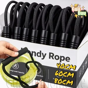 Dây đeo TPU màu đen có độ bền kéo cao - Dây đeo chịu lực mạnh - Dây buộc có tay cầm - Dây đeo gói ống nước cáp - Dây treo / Giao hàng miễn phí