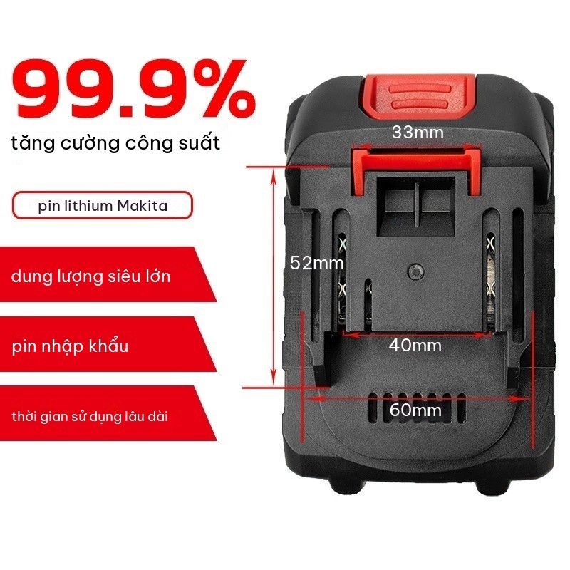 Sạc Pin 21V Chân Makita Phổ Thông 1A 2A Sạc Cốc Máy Khoan Máy Bắt Vít Máy Cắt Cỏ Li-ion