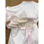 Milyfashion Trắng Chính Hãng Vai Ngắn Tay Áo Thun Mùa Hè Cotton Nguyên Chất In Nơ Ren-Up Top ZSCT