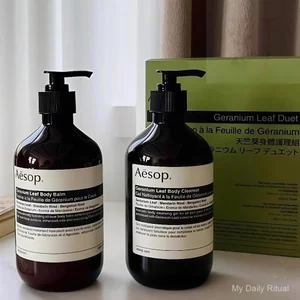 Sữa tắm Aesop chính hãng, Geranium Live, 500 ml. 4 mùi hương, 100% hương thảo dược chính hãng từ Úc dùng để làm sạch.
