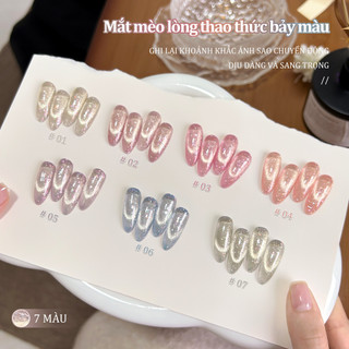 Miss Gooey Sơn móng tay gel mắt mèo nhiều màu sắc sản phẩm mới năm 2026 Mắt mèo pha lê lấp lánh và sáng bóng.