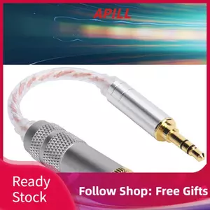 apill Vikye Cáp Chuyển Đổi Âm Thanh 2.5mm Cắm Tai Nghe Nam Đến Nữ 14cm Đồng với Kết Cấu Âm Thanh Tuyệt Vời Thích hợp cho ZX300A HiFiman(3.5mm Stereo 4.4mm Nữ)