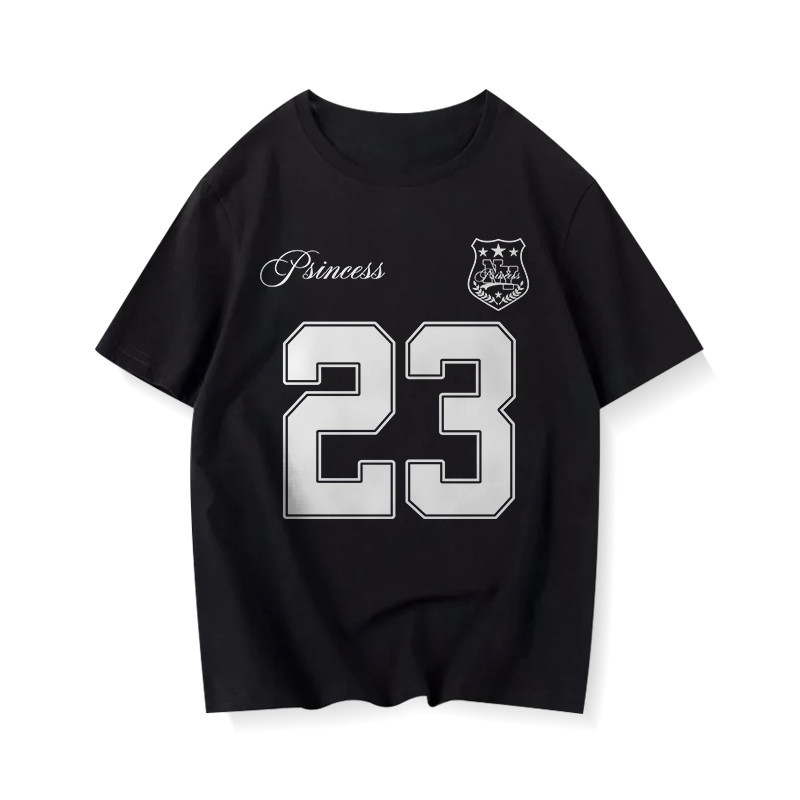 （Giao hàng 24h）Angela áo phông nữ form rộng  Xanh tím than girl phố style âu mỹ bigsize salute mùa hè local brand