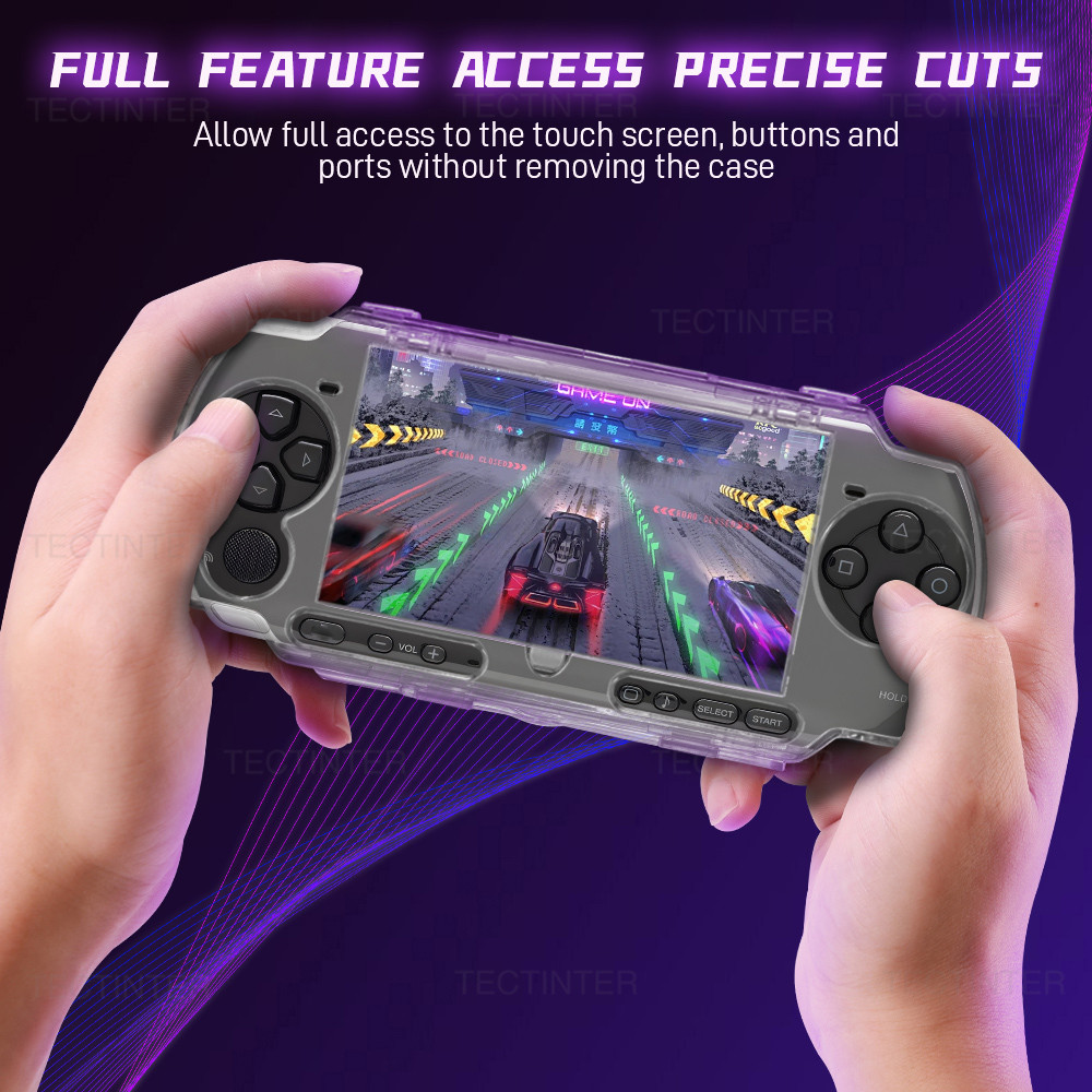 Vỏ cứng trong suốt PC trong suốt cho PSP Series & PSV 1000 Vỏ bảo vệ bảng điều khiển cầm tay cho phụ kiện Sony PSP 2000 | BigBuy360 - bigbuy360.vn