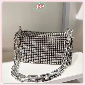 JRP 2022 Xu Hướng Mùa Hè Sang Trọng Thời Trang Du Lịch Đeo Vai Túi Xách Ví Bling Kim Cương Thiết Kế Túi Đeo Ngang Nhỏ Cho Nữ JRP
