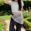Váy buộc ren nữ quấn hông không đều Khăn quàng cổ dệt kim eo Boho Tạp dề Váy cho quần legging