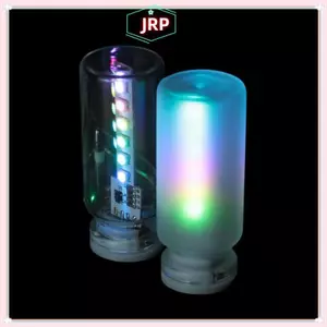 JRP 1 Chiếc Đầu Giường Laptop Phòng Ngủ Ô Tô Usb Led Bóng Đèn Ngủ Có Thể Điều Chỉnh Độ Sáng Nhiều Màu Rgbw Vỏ Kính Mờ Cảm Biến Cảm Ứng Đọc Sách Chiếu Sáng JRP