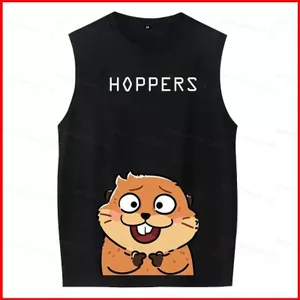 GC1 Hoppers hoạt hình dễ thương mùa hè 140cm-6XL vest Áo thun ngắn tay hàng đầu GC1