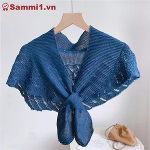 Cổ áo choàng dệt kim nữ ZK - Khăn quàng cổ & Áo đeo vai AC mùa hè VN