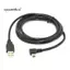 1.8m Mini USB B Loại 5pin Nam 90 Độ Góc Trái Sang USB 2.0 Nam Cáp Dữ Liệu Màu Đen