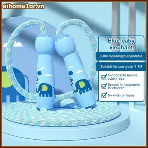 AIHOM 2.8M Hoạt Hình Huấn Luyện Nhảy Dây Tập Thể Dục Cho Trẻ Em Nhảy Dây Cotton Dây Nhảy Có Thể Điều Chỉnh Ban Đầu,