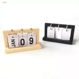 ZENZON Trang trí bàn làm việc văn phòng, Mô phỏng Lịch Mini sáng tạo, Mô hình phòng ngủ bằng gỗ Bàn làm việc nhỏ Lịch búp bê