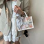 Cao Cấp Sense Túi Dung Tích Lớn Nữ 2025 Phong Cách Mới Mùa Hè Làm Việc Đi Lại Túi Đeo Vai Vải Di Động Tote