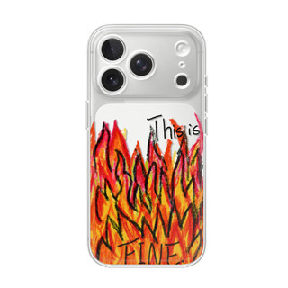Lửa Graffiti ỐP đIệN ThoạI Cho IPhone 17 16PRO 15Plus 14 13 12 11 Promax XR XSMAX ốP Silicon TPU MềM Trong SuốT