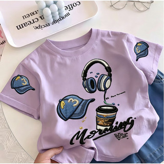 COD✅ Áo thun nữ vai thẳng thêu giả, In họa tiết cổ điển Mỹ, tay ngắn vai thẳng bằng cotton nguyên chất, eo thon. 5.191