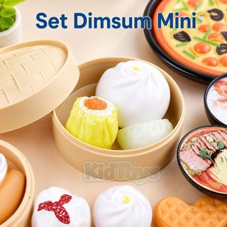 Set Đồ Ăn Nhà Bếp KidToys 88 Món - Bộ Thực Phẩm Mô Phỏng Cho Bé Chơi Nấu Ăn