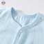 Bộ áo liền quần Pipa Cotton nguyên chất không tay mùa hè sơ sinh / Bộ đồ ngủ thoáng khí cho bé sơ sinh / Bộ đồ thoải mái dễ thương cho bé