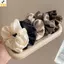 < YEI > Phong Cách Retro 5 Dây Buộc Tóc Co Giãn Mềm Cao Cấp Cho Nữ Mới