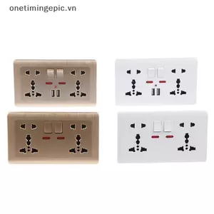 VFZ Wall Power Soet Universal 5 lỗ 2.1A Cổng sạc USB kép Soet OTE