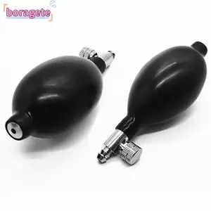 BORAGETE 1 Cái Bơm Bóng Đèn Lạm Phát Thay Thế, Bơm Lạm Phát Bằng Tay Bóng Cao Su Huyết Áp, Bền Đa Năng Bóp Tay Đen Bóng Cao Su Thay Thế