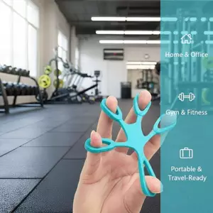 Springevenstar Ngón Tay Cầm Vòng Silicon Tập Thể Dục Chống Căng Thẳng Dây Tập Thể Dục Cáng 3 Cấp Độ Ibs Ngón Tay Cảm Giác Đồ Chơi Cho Tự Kỷ ADHD Springevenstar