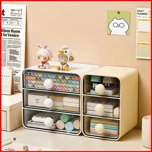 ST2 3 Tầng Để Bàn Lưu Trữ Ngăn Kéo Tổ Chức Nhiều Ngăn Để Bàn Hộp Cho Văn Phòng Tại Nhà Văn Phòng Phẩm TS2